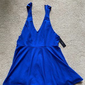 Lulu's Blue Skater Dress - Never Worn
